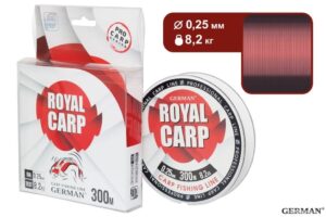 Леска карповая "ROYAL CARP BU" 300 м / 0.25 мм