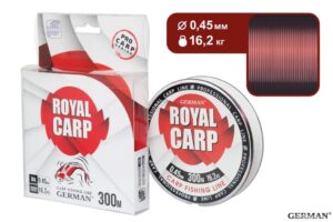 Леска карповая "ROYAL CARP BU" 300 м / 0.45 мм