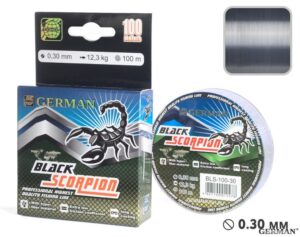 Леска "BLACK SCORPION - 2" 100 м / 0.30 мм