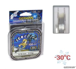 Леска зимняя "ICE SCORPION" 30 м / 0,16 мм