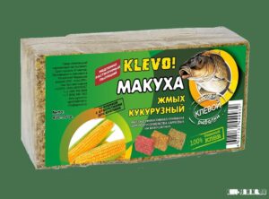 Макуха KLEVO Кукурузная кубики-10шт ТОПЛЕНОЕ МОЛОКО 450г (11)