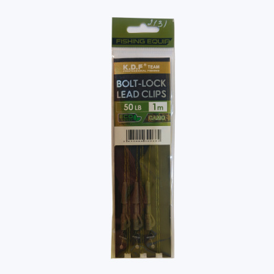 Монтаж Безопасная клипса KDF Bolt lock lead clips eco (3шт/уп.)
