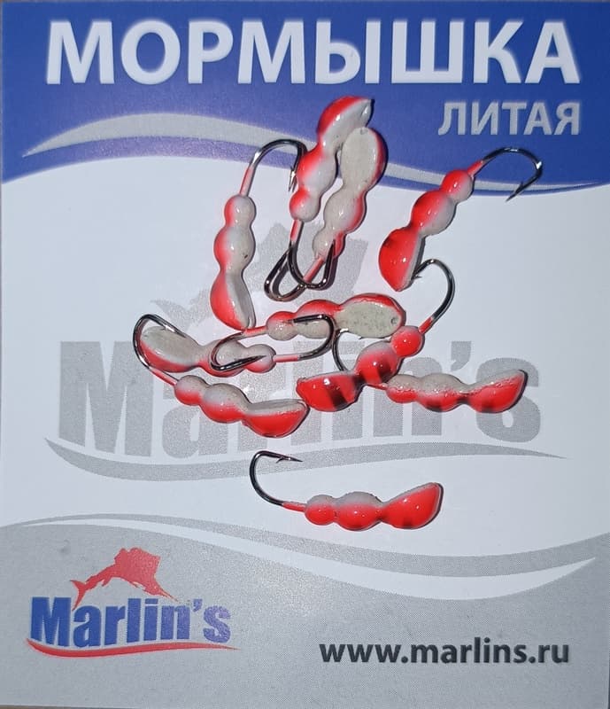 Мормышка литая "Marlin's" Мураш №3 0.79гр кр.Crown арт:7001-308 уп.10шт