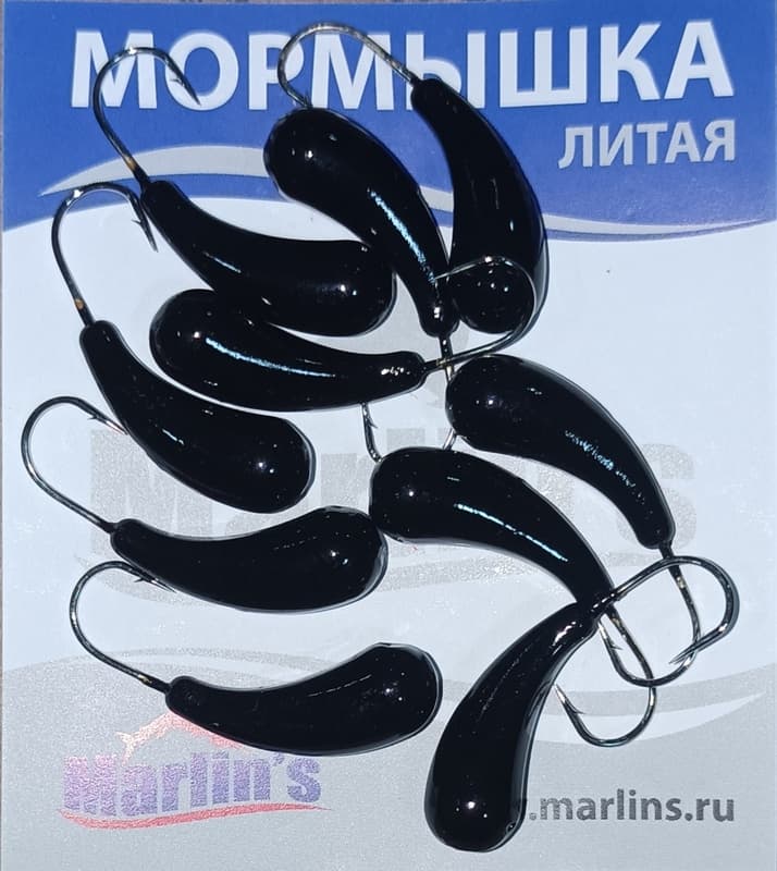 Мормышка литая "Marlin's" Уралка №4 4.26гр кр.Crown арт:7002-401 уп.10шт
