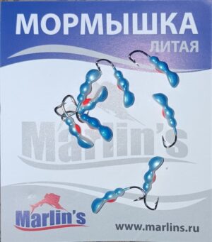 Мормышка литая "Marlin's" Мураш №2 0.45гр кр.Crown арт:7001-205 уп.10шт