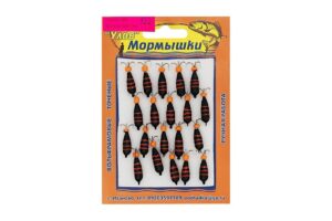 Мормышка  "Вольфрам" ЧЕРТИК Ø6-7гр цвет.122 уп.20шт