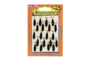Мормышка  "Вольфрам" ЧЕРТИК Ø6-7гр цвет.1501 уп.20шт