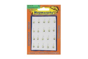 Мормышка "Вольфрам" ДРОБЬ Ø3-0.3гр цвет.12 уп.20шт