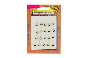 Мормышка "Вольфрам" ДРОБЬ Ø5-1.2гр цвет.12 уп.20шт