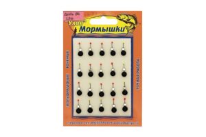 Мормышка "Вольфрам" ДРОБЬ Ø6-1.9гр цвет.1671 уп.20шт