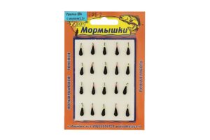 Мормышка  "Вольфрам" УРАЛКА Ø4-1.1гр цвет.2062 уп.20шт