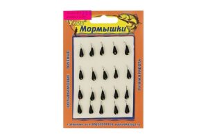 Мормышка  "Вольфрам" УРАЛКА Ø5-2.2гр цвет.209 уп.20шт