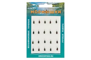 Мормышка Вольфрам Капля Ø3-0.5гр уп.20шт арт:202
