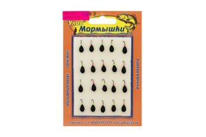 Мормышка  "Вольфрам" КАПЛЯ Ø5-1.9гр цвет.2082 уп.20шт