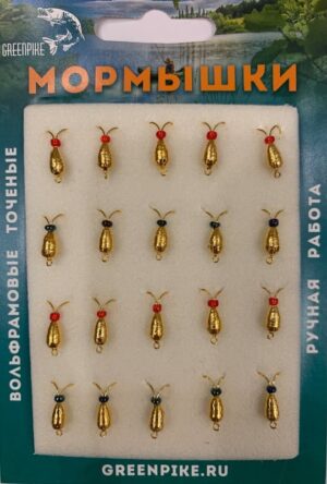 Мормышка Вольфрам Капля-коза Ø4-1.0гр уп.20шт арт:134