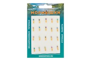 Мормышка Вольфрам Столбик Ø2-0.4гр уп.20шт арт:71,1