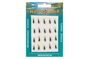 Мормышка Вольфрам Уралка Ø3-0.6гр уп.20шт арт:175,4