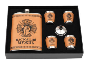 Набор ФЛЯГА+4 СТОПКИ Малый арт:1360