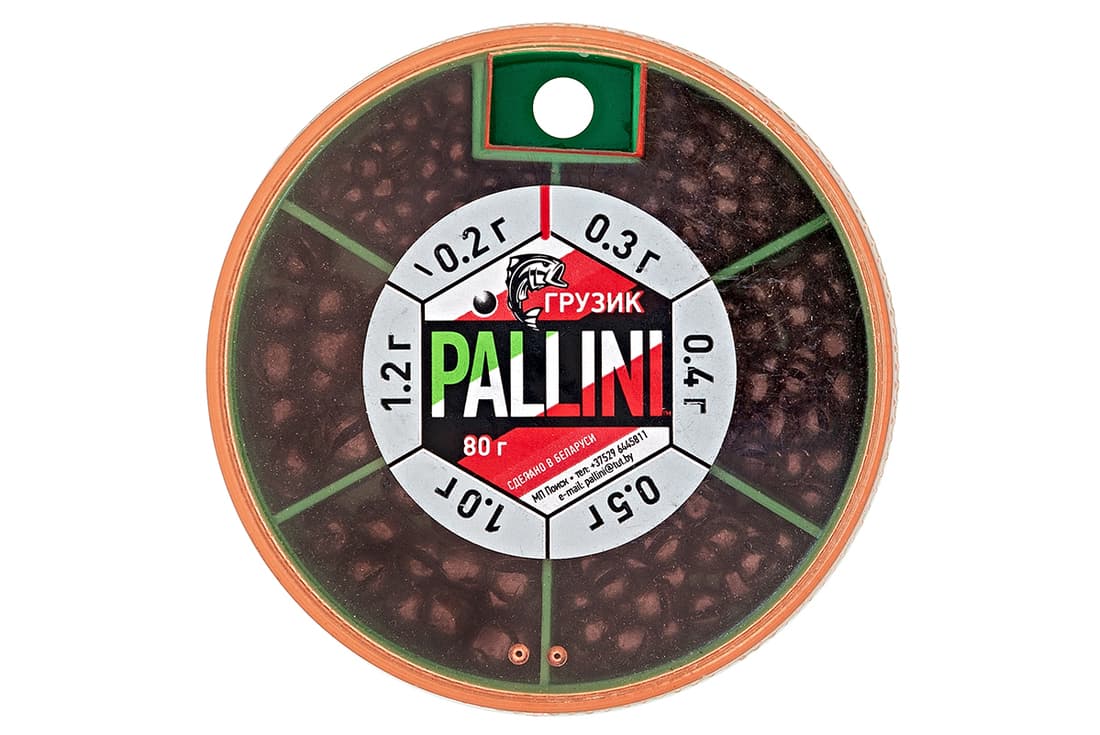 Набор грузов PALLINI   80 гр мягкий свинец