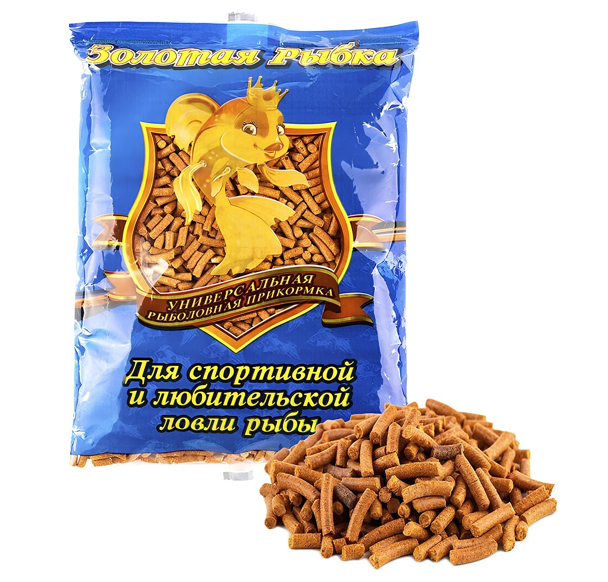 Пеллетс 2мм. "Золотая рыбка" МЕД 750гр
