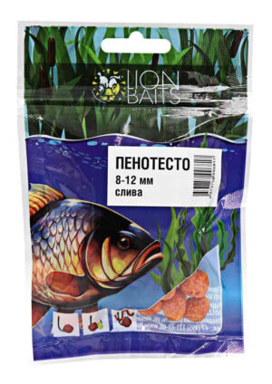 Пенотесто Lion Baits 8-12мм "СЛИВА" 10г