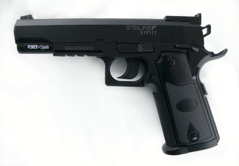 Пистолет пневматический Stalker S1911T (аналог "Colt 1911") к.4,5мм