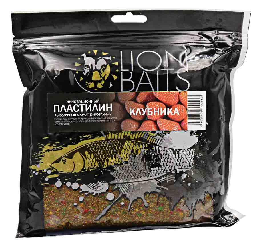 Пластилин Lion Baits "КЛУБНИКА" 700г