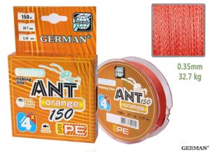 Плетенка ANT Orange 4-PE 150m 0.35мм