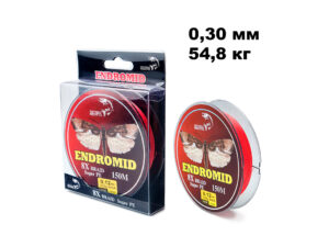 Плетенка ENDROMID 8X 150m цв.Красный 0.30мм