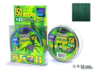 Плетенка SPIDER-GREEN 150m 0.16мм