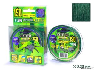 Плетенка SPIDER-GREEN 150m 0.30мм