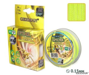 Плетенка SPIDER YELLOW 100m 0.21мм