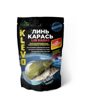 Прикормка KLEVO "ЛИНЬ-КАРАСЬ" средний помол ВАНИЛЬ 900г