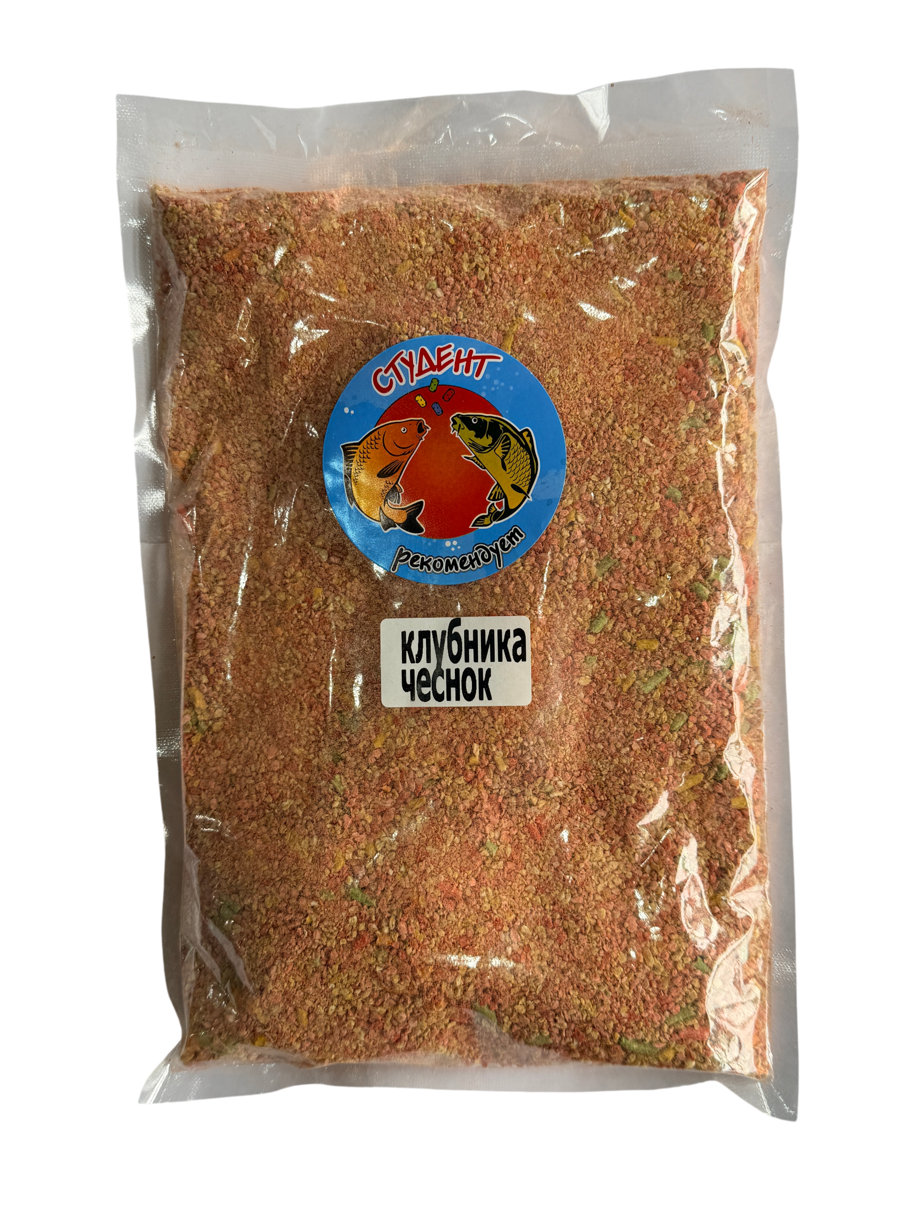 Прикормка "ОТ СТУДЕНТА" КЛУБНИКА-ЧЕСНОК