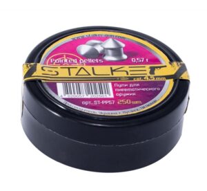 Пульки STALKER Pointed pellets 4,5мм вес 0,57гр уп.250шт