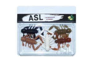 Съедобный силикон ASL «Хоптер» цв.mix L- 5см (1.8″) уп.5шт