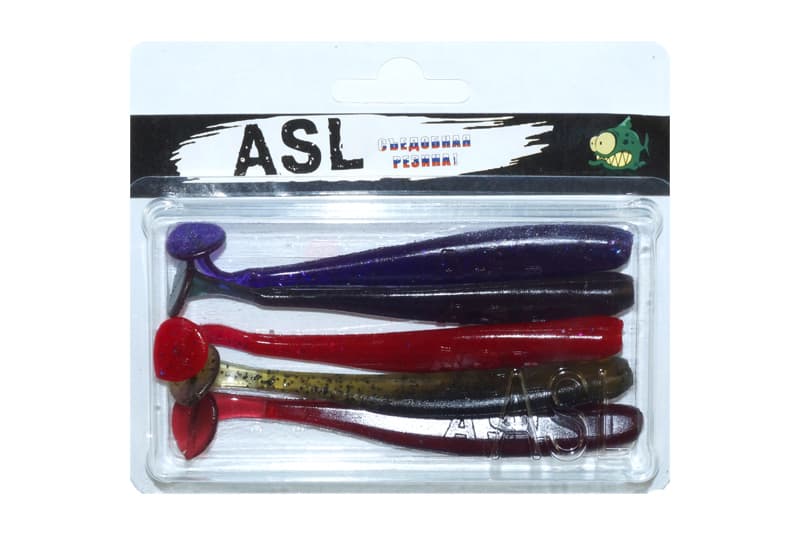 Съедобный силикон ASL «Изи» цв.mix 2 L- 12см (5″) уп.5шт