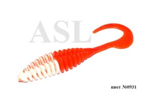 Съедобный силикон ASL «Турбо твистер» цв.0931 L- 10см (4″) уп.5шт