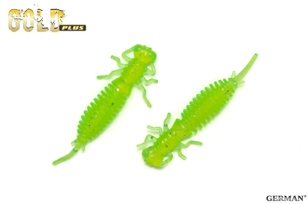 Съедобный силикон GOLD Plus "MaGGot" 50мм / 125цвет. уп(10шт)