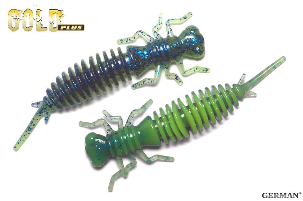 Съедобный силикон GOLD Plus "MaGGot" 85мм / 104цвет. уп(6шт)