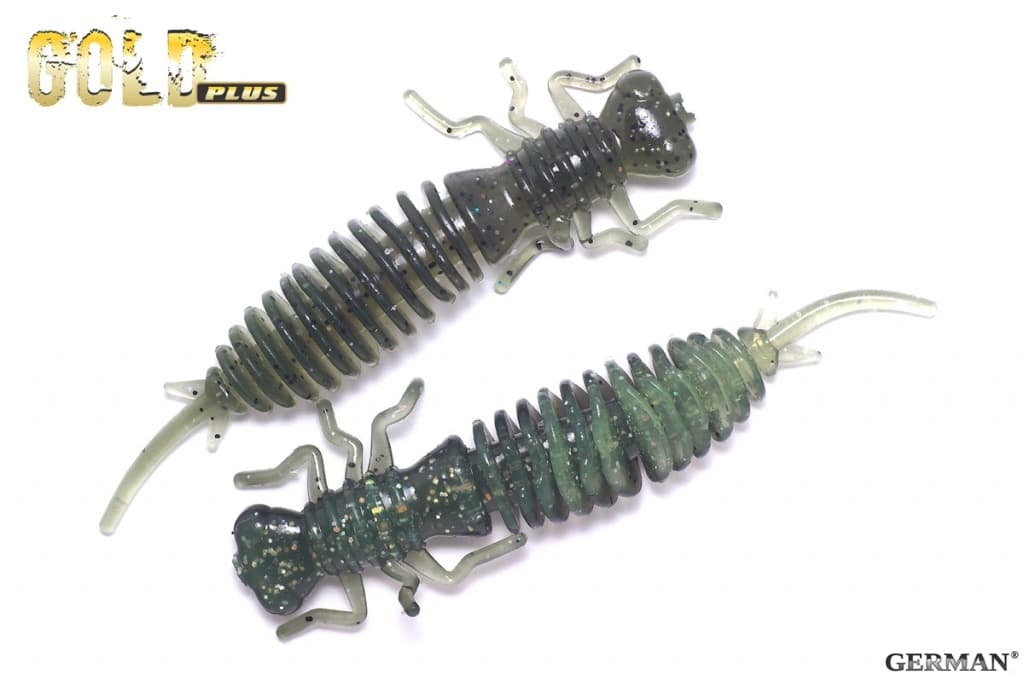 Съедобный силикон GOLD Plus "MaGGot" 85мм / 105цвет. уп(6шт)