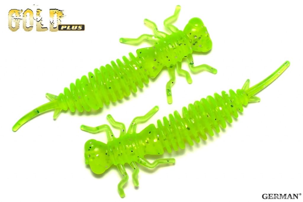 Съедобный силикон GOLD Plus "MaGGot" 85мм / 125цвет. уп(6шт)