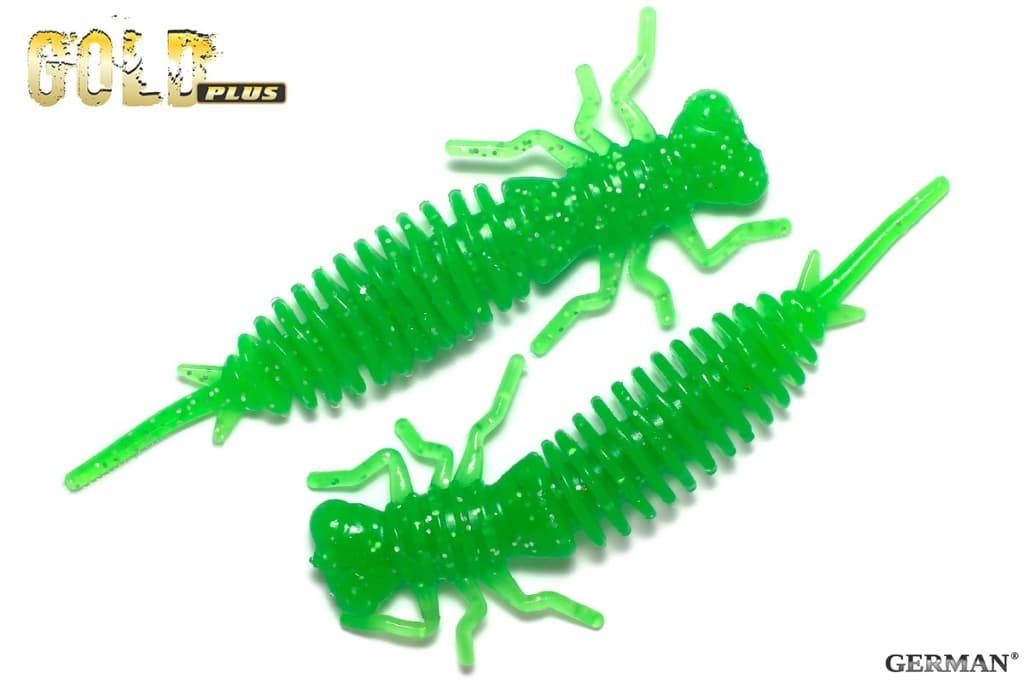 Съедобный силикон GOLD Plus "MaGGot" 85мм / 135цвет. уп(6шт)