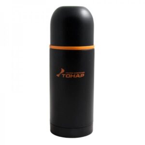 Термос (HS.TM-023) 500ML черный (допол.пласт.чашка)