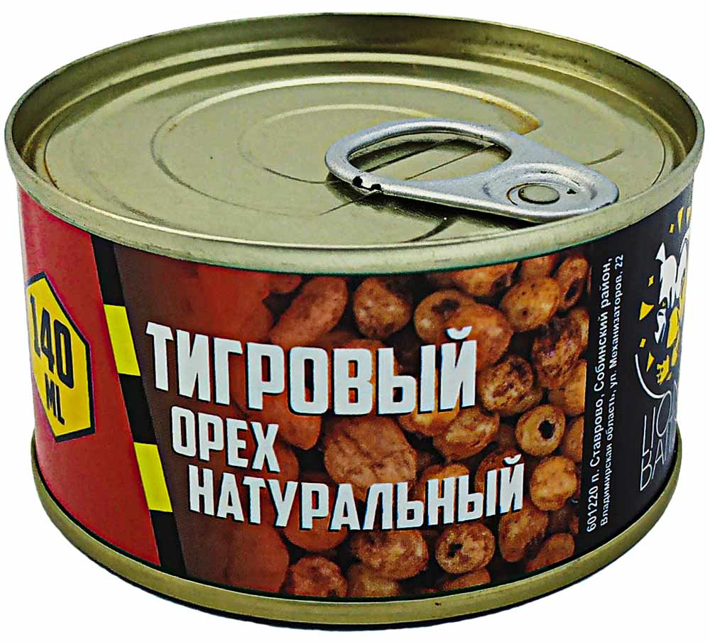 Тигровый орех консервированный Lion Baits "НАТУРАЛЬНЫЙ" 140мл