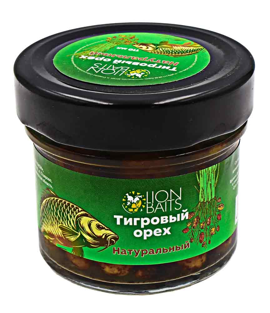 Тигровый орех Lion Baits В СТЕКЛЕ "НАТУРАЛЬНЫЙ" 110мл