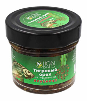 Тигровый орех Lion Baits В СТЕКЛЕ "КЛУБНИКА" 110мл