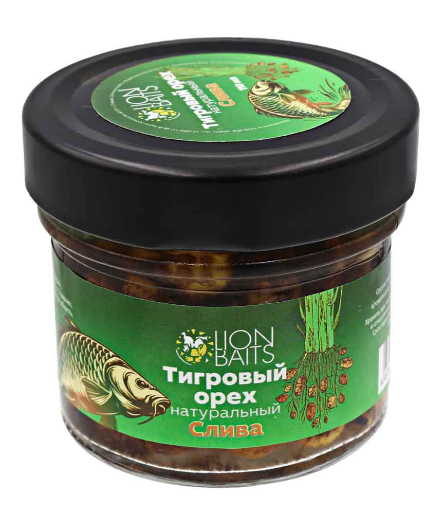 Тигровый орех Lion Baits В СТЕКЛЕ "СЛИВА" 110мл