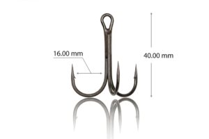 Тройник Treble Hook №3/0 (кор. цевьё) уп.50шт