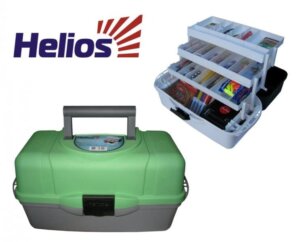 Ящик Helios Трехполочный цв.зеленый (х6)